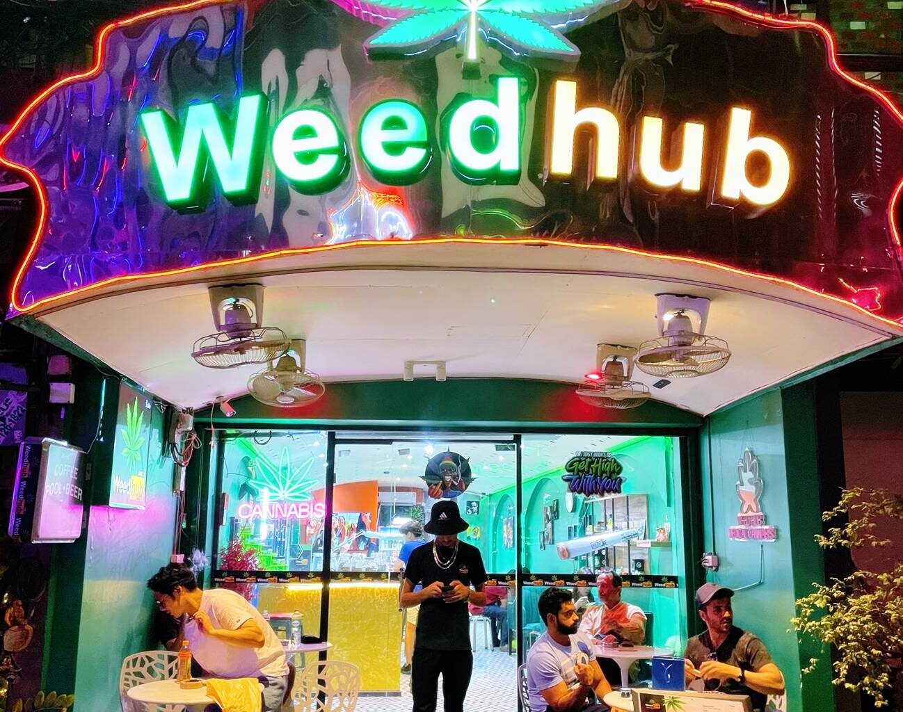 A newly opened cannabis shop in Bangkok
