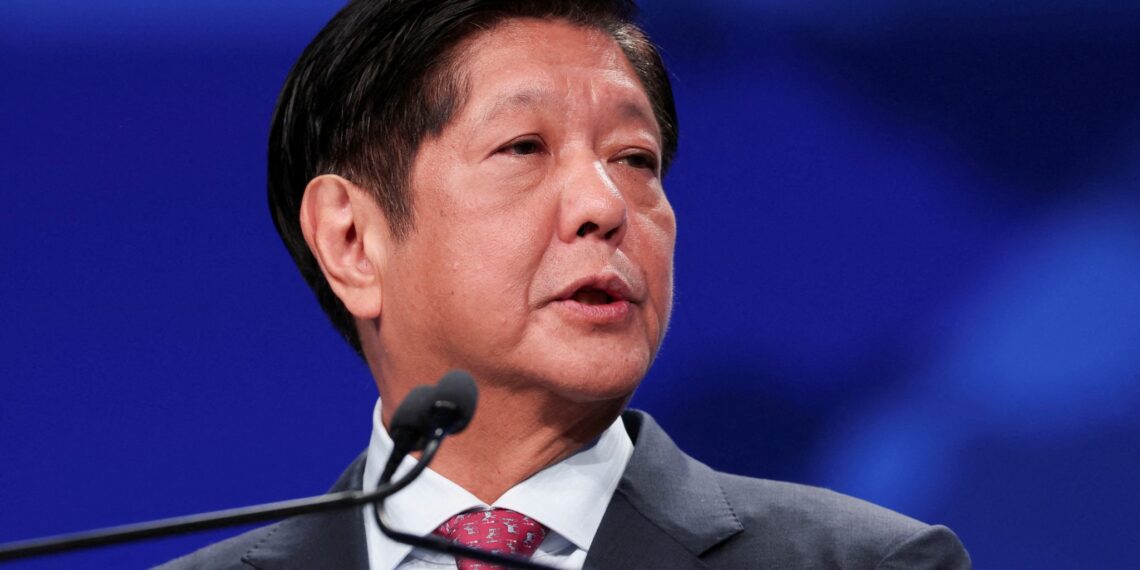 Ferdinand Marcos Jr. President speaks at the Asia-Pacific Economic Cooperation (APEC) CEO Summit in San Francisco, California, US, 15 November 2023. (Photo: REUTERS/Carlos Barria)