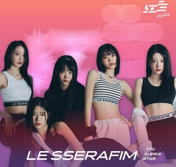 The South Korean girl group LE SSERAFIM is set to perform at the 2024 SUPER STAR/Photo: TTV