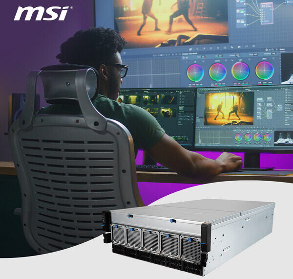 MSI G4101 Server is Purpose-Built to Unleash the Full Potential of Creative Professionals in the Media and Entertainment Industry