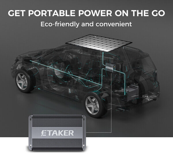 ETaker Smart Alternator Charger Fleet1000 Experience All-Electric Camping with ETAKER