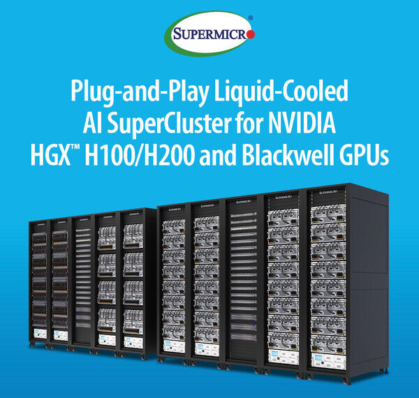 Plug-and-Play Liquid-Cooled AI SuperCluster