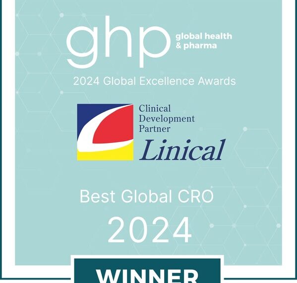 Linical Best Global CRO 2024 Badge