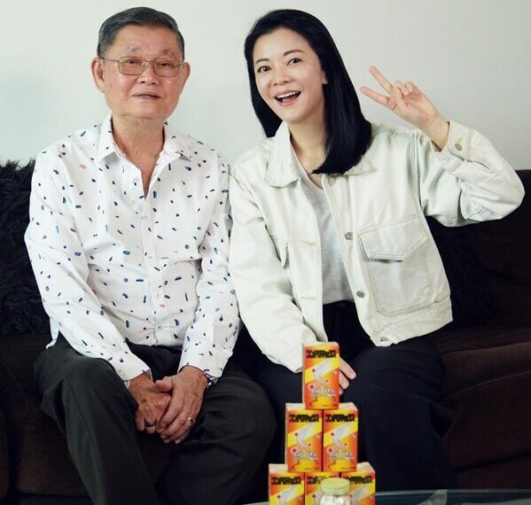 Papa Chong and Michelle Chong with Chondro Max