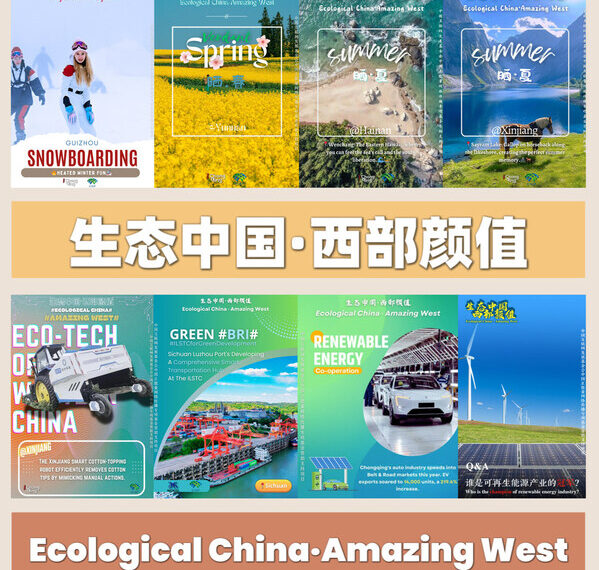 Ecological China Amazing West event series posters