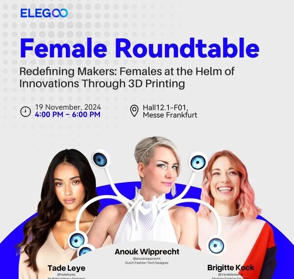 Elegoo host a female roundtable Formnext November 19 featuring leading